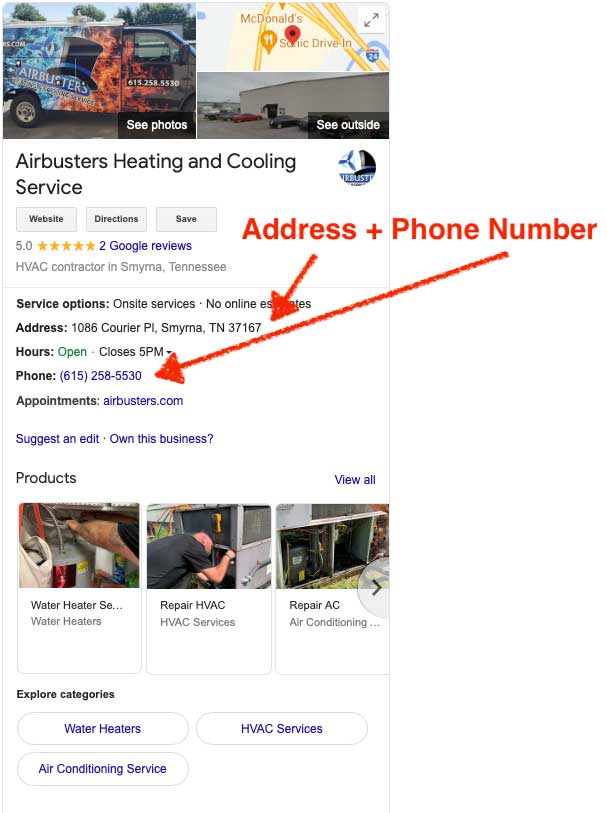 Address-Phone-Number-GBP-Screenshot